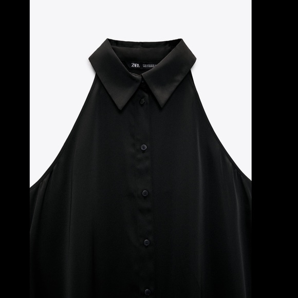 Satin Shirt Dress Size S NWT - Picture 5 of 5